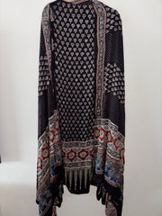 Handworked natural dye pure modal silk top and dupatta 2 piece set